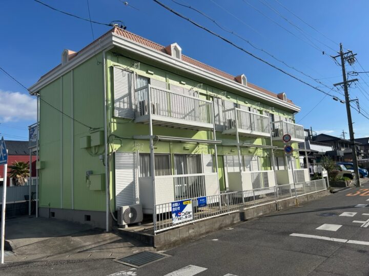 安城市　Y様邸　アパート　外壁塗装、屋根塗装工事