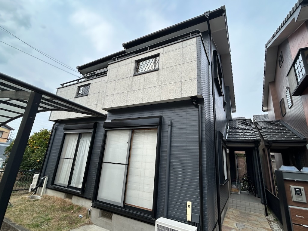 安城市　K様邸　外壁塗装工事
