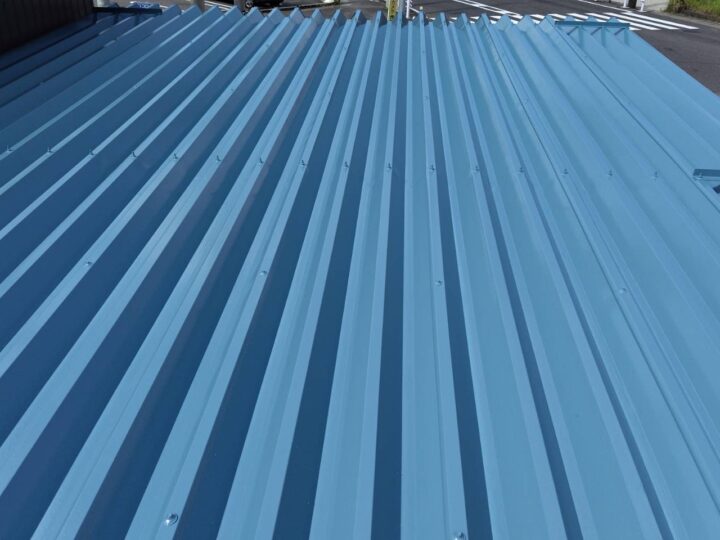 碧南市　U様邸車庫　屋根塗装工事