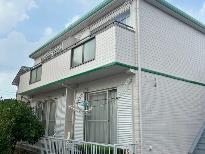 安城市　O様邸　アパート外壁塗装、屋根塗装工事