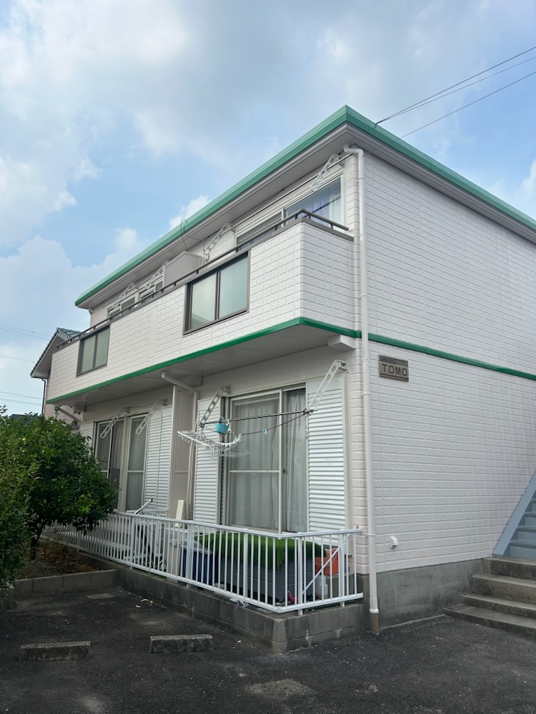 安城市　O様邸　アパート外壁塗装、屋根塗装工事